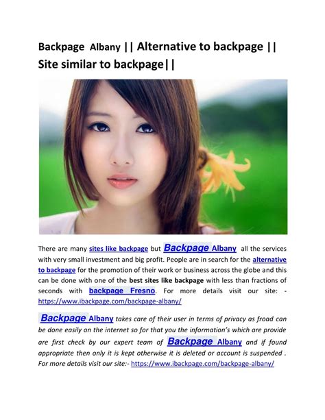 Backpage Albany || Albany backpage - Backpage Albany takes care of their user in terms of privacy as froad can be done easily on the internet so for that you the information's which are provide are first check by our expert team of Backpage Albany and if found appropriate then only it is kept otherwise it is deleted or account is suspended .